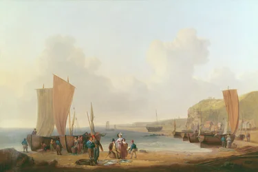 Koopman die vis koopt